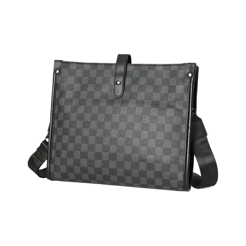 CARTELO PVC Crossbody Bag Men's Black-2