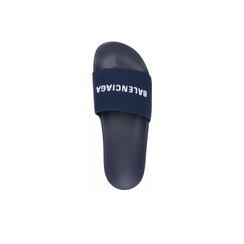 Balenciaga Pool Slide Navy-4