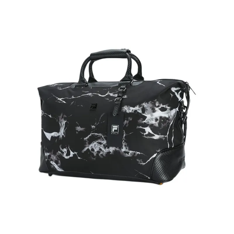FILA Fabric Golf Boston Bag, Handbag, Travel Bag Extra Small Men's Pitch Black-1