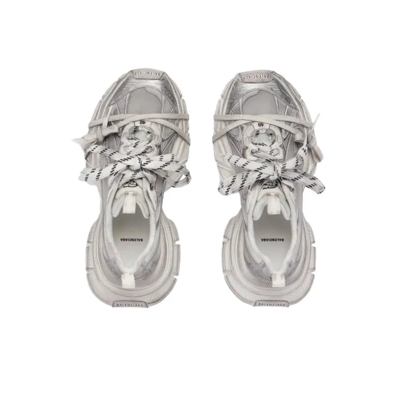 Balenciaga 3XL White Silver Summer Mesh-3