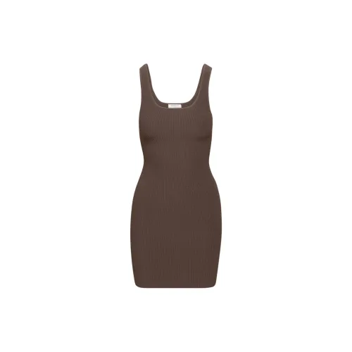 ARITZIA Slip Dresses Women's Rich Mocha Brown