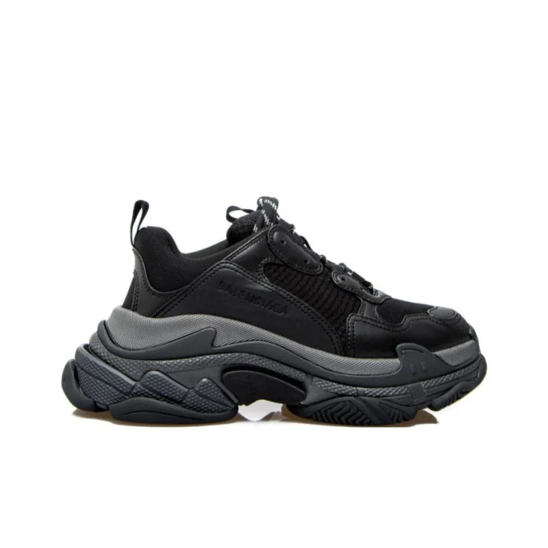 Balenciaga Triple S Black Metallic-1