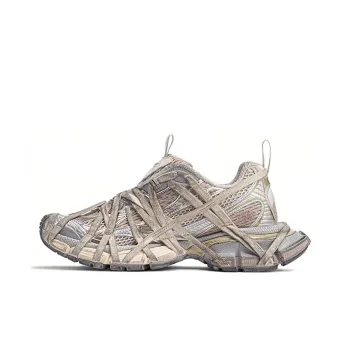 Balenciaga 3XL Extreme Lace Sneakers 'Light Beige Mesh And Polyurethane'