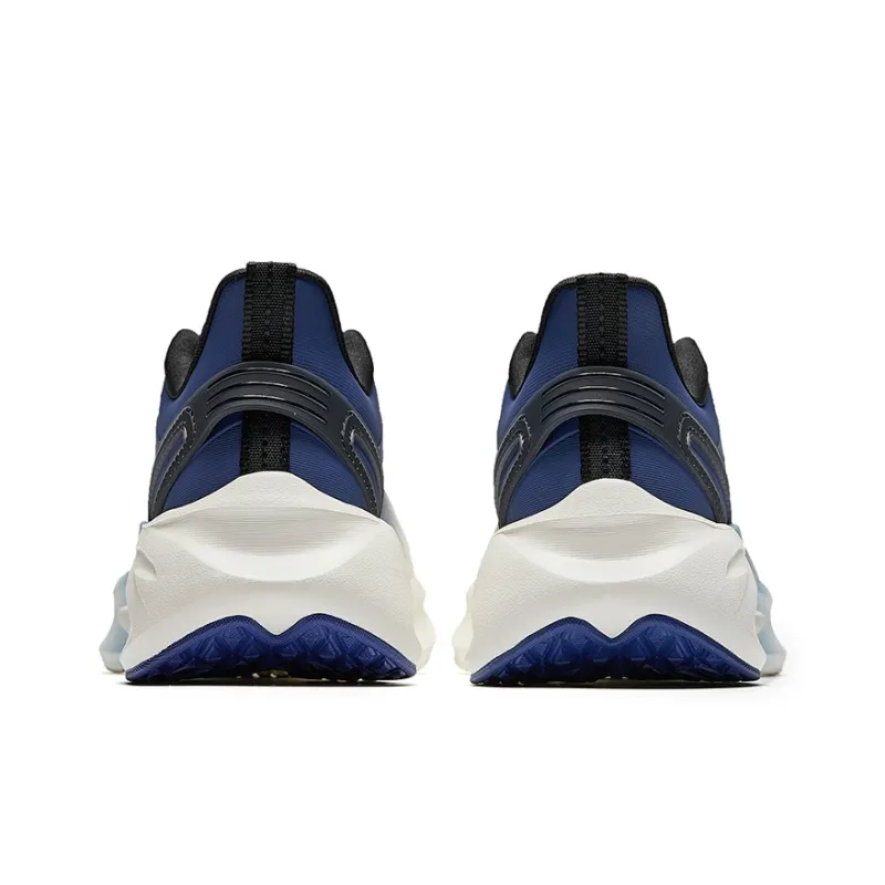 Anta Stinger 5 Cushioning Slip Resistant And Abrasion Resistant Low Top Running Shoes Men's White Blue-3