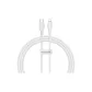 [PD 20W | Compatible with Apple 8-14 Fast Charging Cable]Starlight White 1m