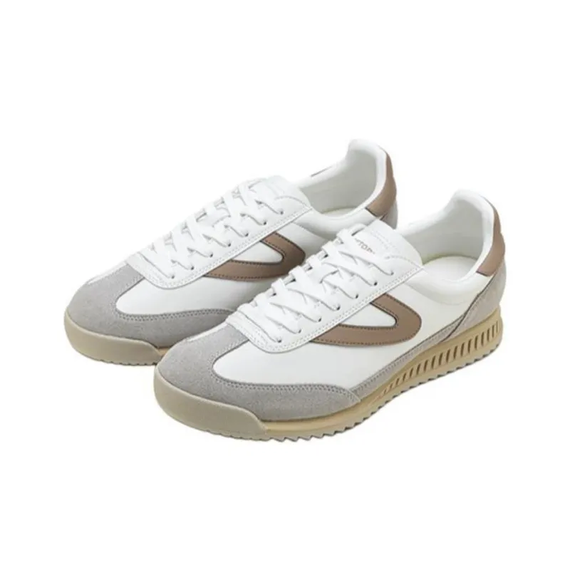 TRETORN Abrasion Resistant Low Top Casual Shoes Unisex White Gray-2