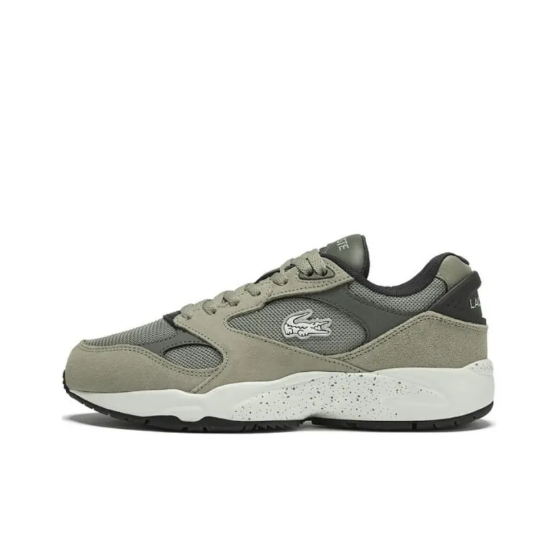 LACOSTE Slip Resistant Low Top Casual Shoes Men's Green-0