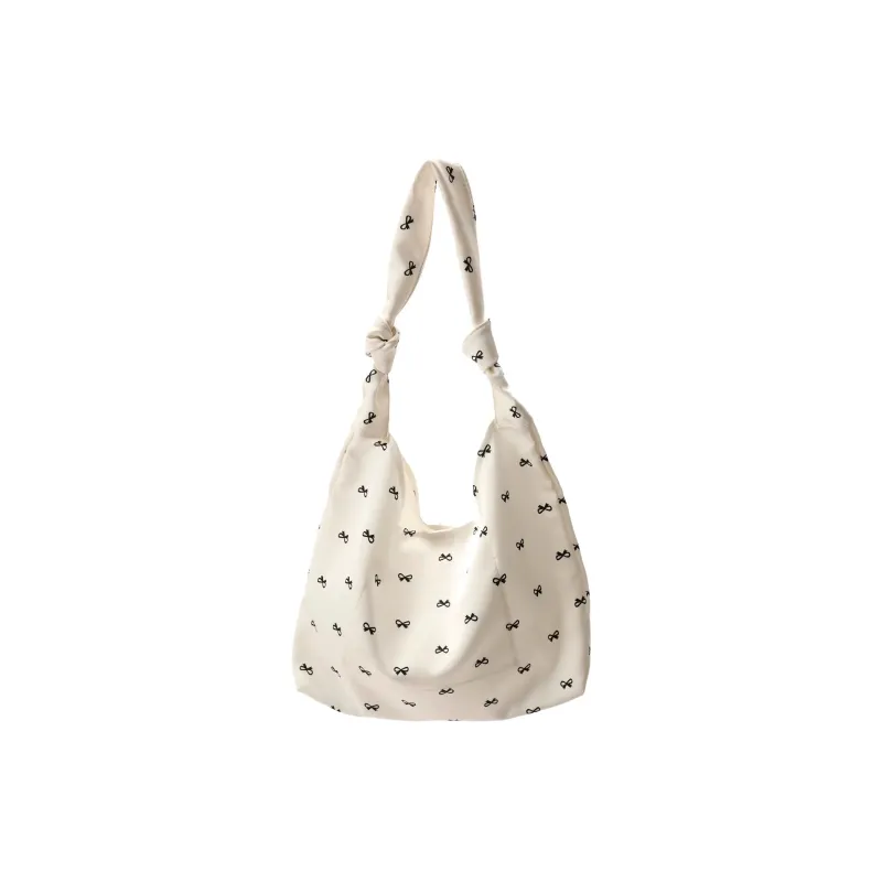 Carksky Canvas Canvas Bag Shoulder Bags Women's Black/White-4