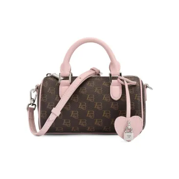 BELLE Artificial Leather Crossbody Handbag Medium Size Women's Multicolor