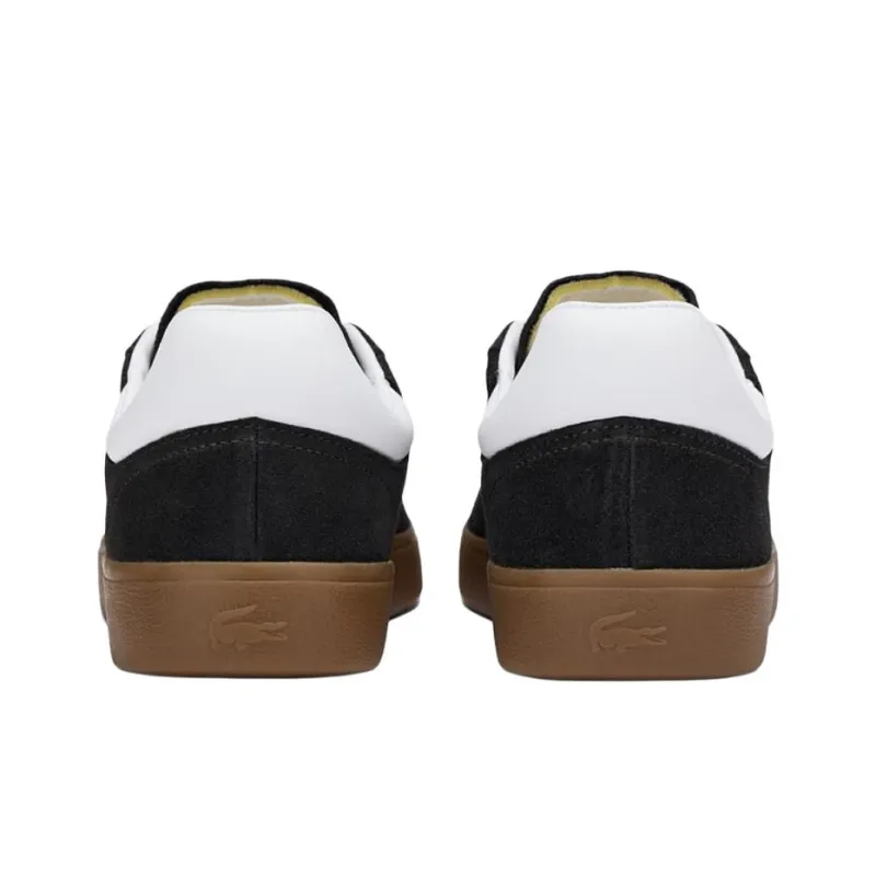 LACOSTE Low Top Skateboard Shoes Men's Black-3
