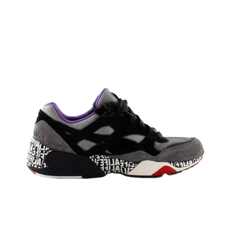 PUMA R698 X Stuck Up X Alife Limestone Gray/Black-1
