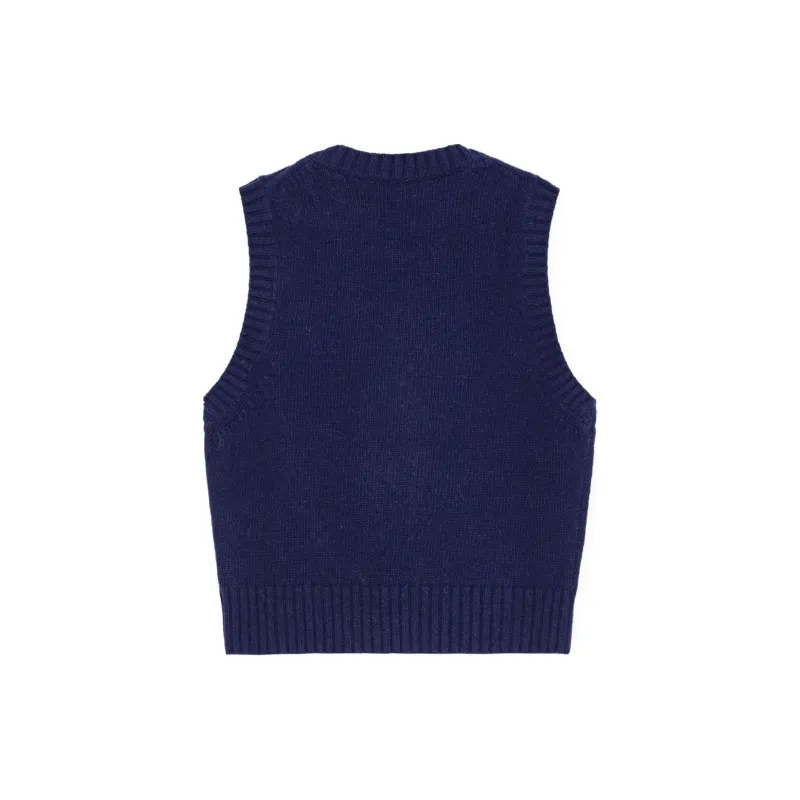 GANNI Heart Intarsia Knitted Vest-1