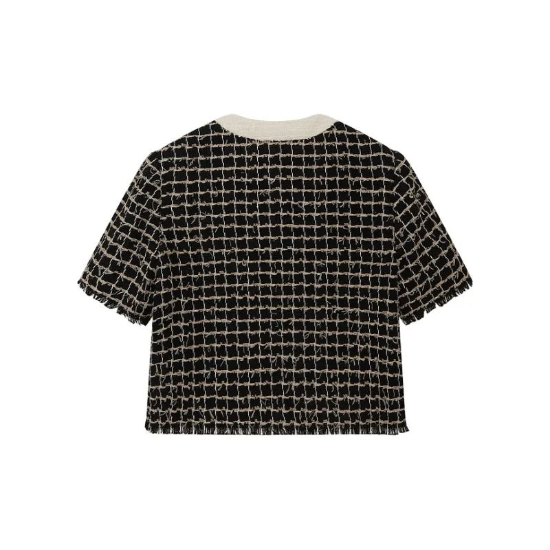 D'zzit Cropped Coats Women's Black-1