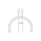 [100W Fast Charging | Compatible with Apple 15-16 Fast Charging Cable]Starlight White 1m