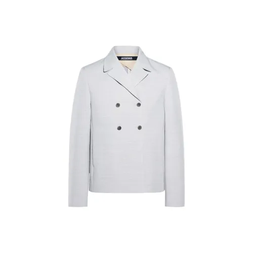 Jacquemus Jackets Men Light Grey/Light Grey