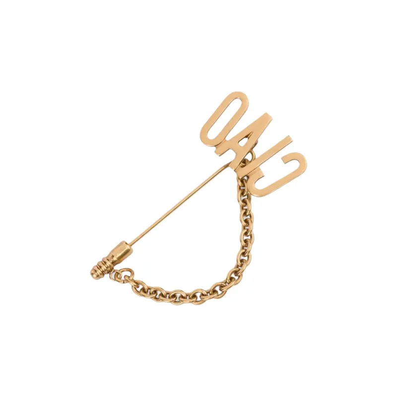 MOSCHINO Ciao Lettering Chain Linked Pin-0