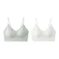 C Set-Lace Floral-White+Green (2 Pcs)