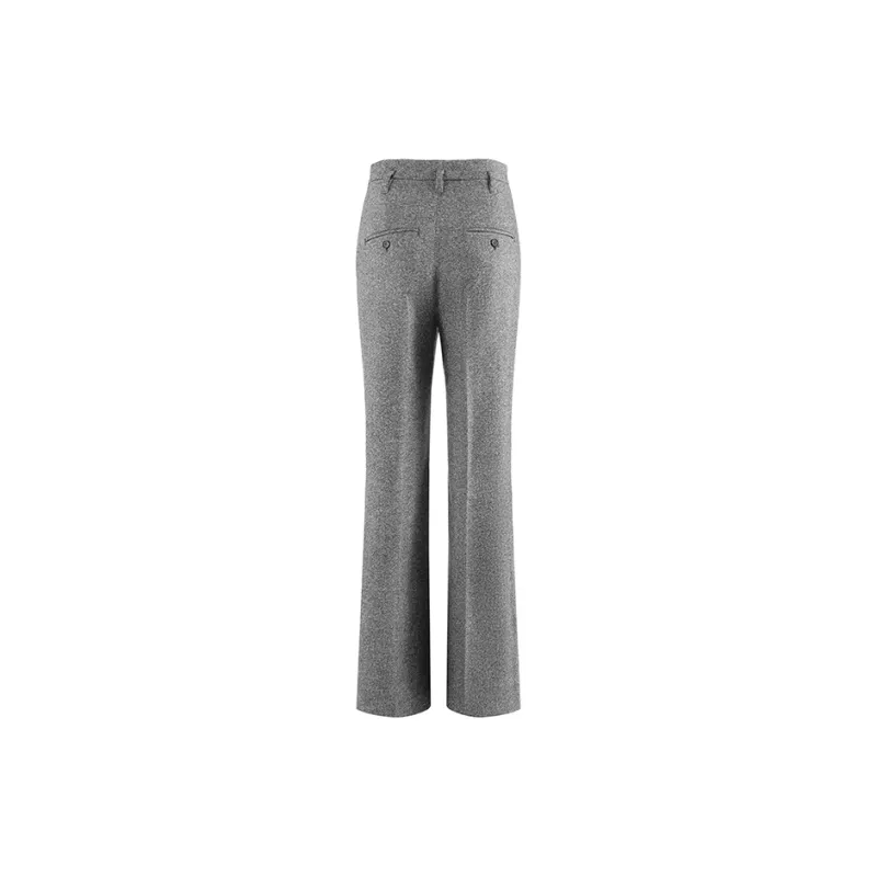 MaxMara Studio Suit Trouser Women's Mixed Gray-2