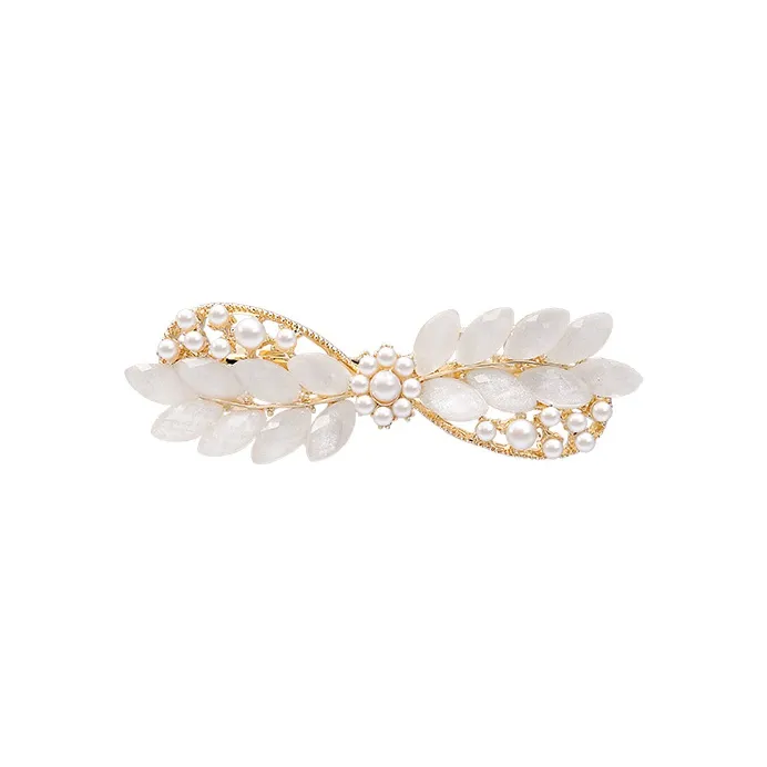 ROYALSASA Hair Clips Women's White HFS201004-0