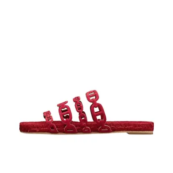 HERMES Oran Stylish Sandals Women's Red