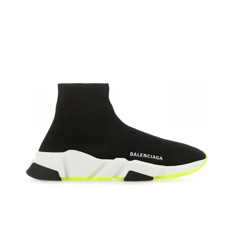 Balenciaga Speed Sneaker 'Black Neon Yellow' Women's-1