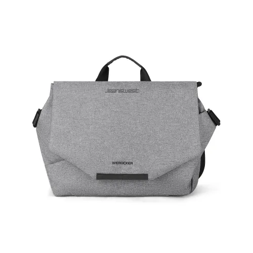 JEANSWEST Fabric Messenger Bag, Shoulder Bag, Crossbody Bag, Crossover backpack, Handbag Regular Unisex Gray