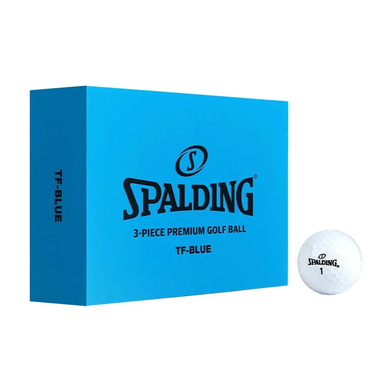 SPALDING TF Collection Triple Layer Golf Ball Synthetic Rubber Unisex White 12 Pcs-1