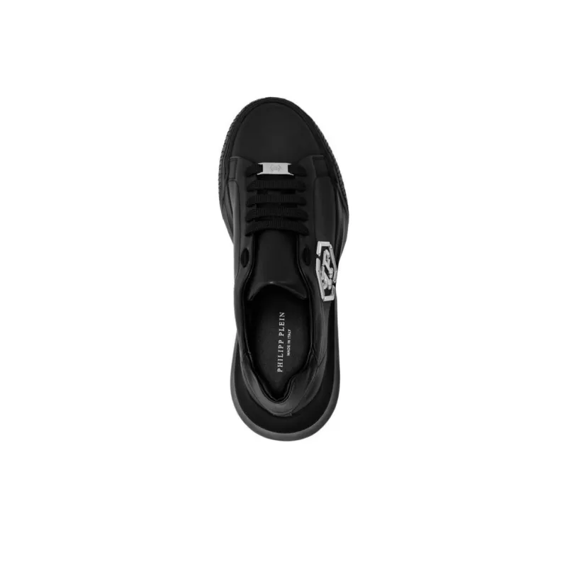 PHILIPP PLEIN Runner Hexagon Godzilla Low Top Casual Shoes Unisex Black-3