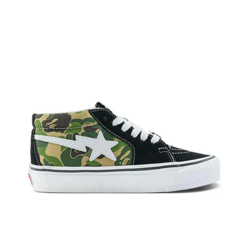 Vans Bape X Sk8 Mid 83 'ABC Camo'-1