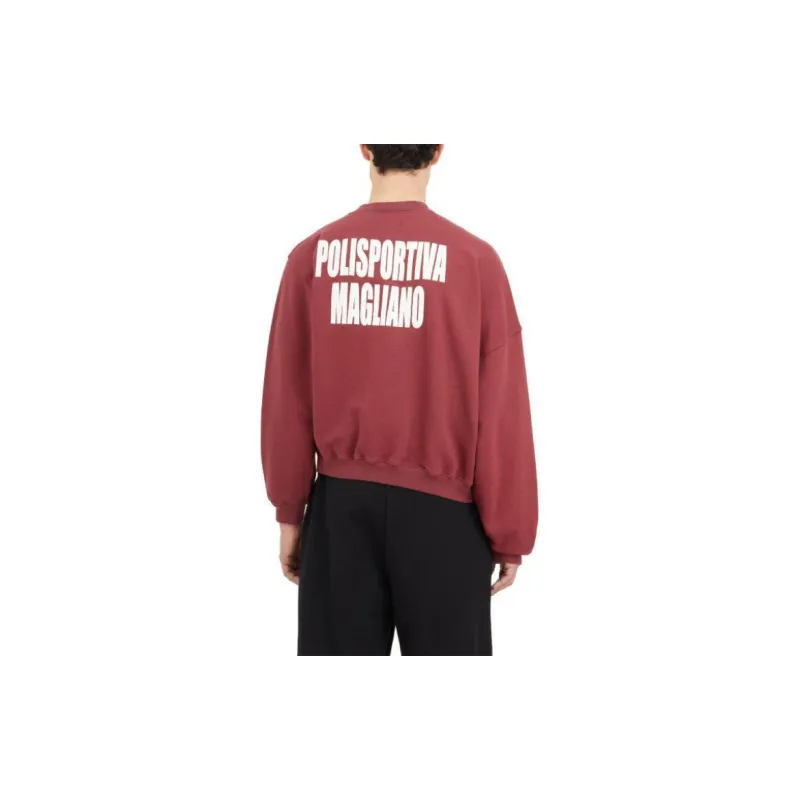 Magliano Polisportiva Asymmetric Crewneck Sweatshirt-1