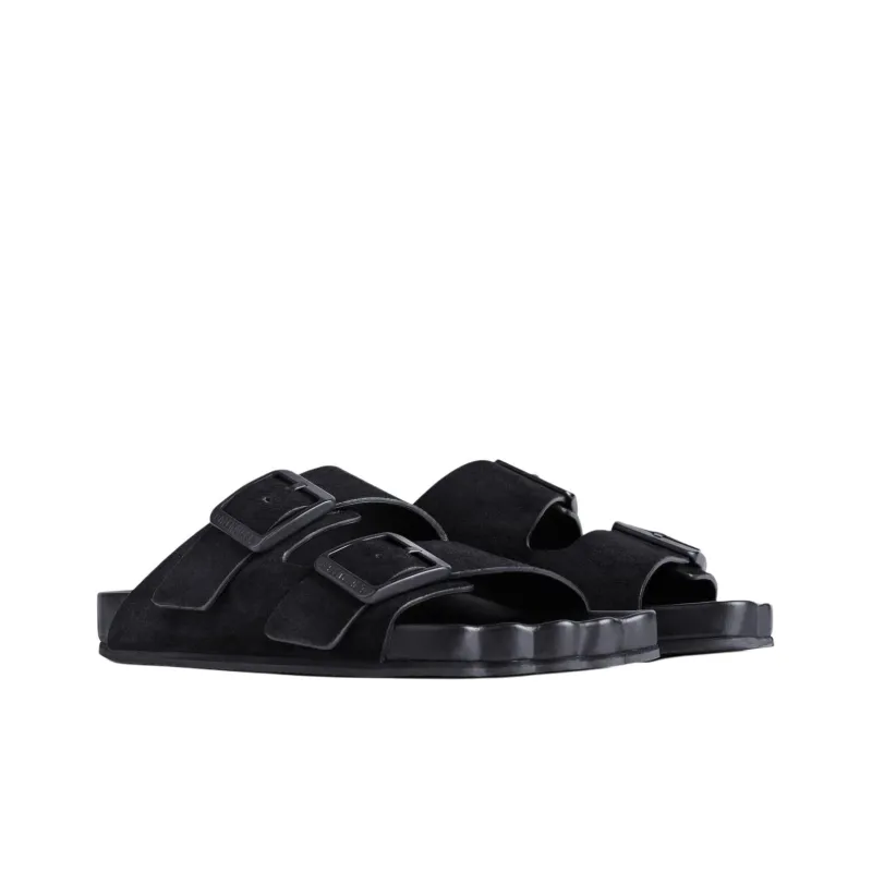 Balenciaga Sunday Slide Slippers Men's Black-2