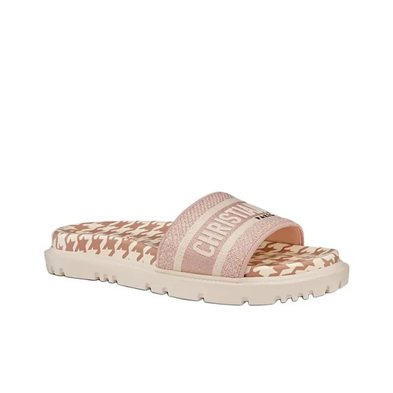 DIOR Dway Slide Slippers Women's Dusty Pink-2