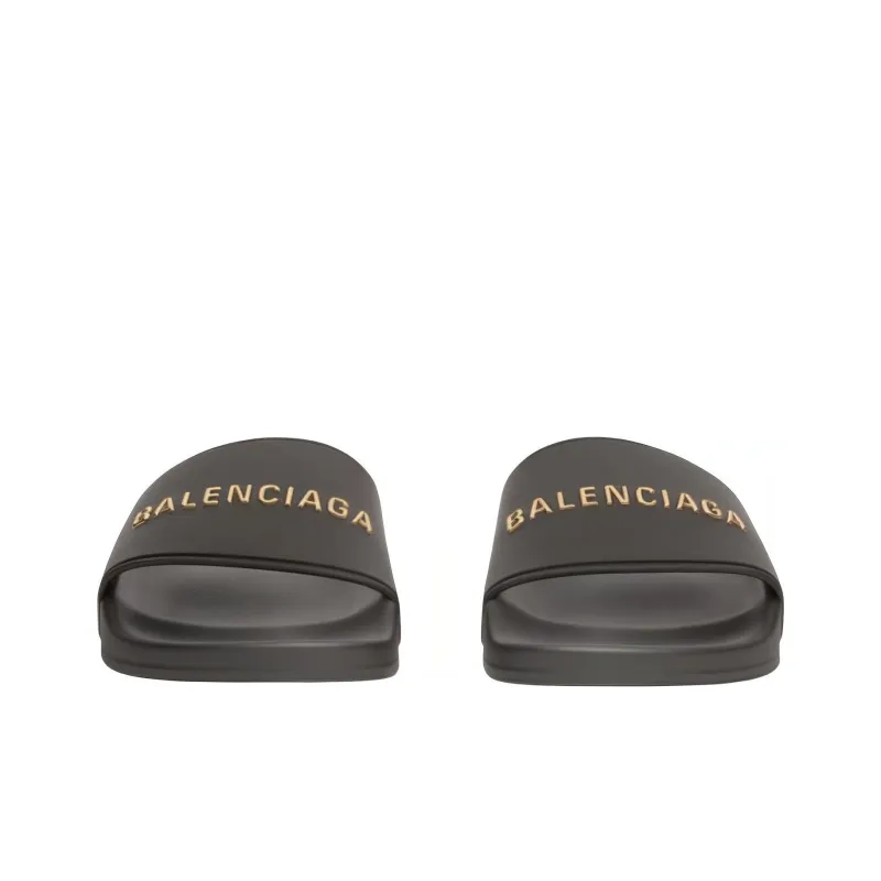 Balenciaga Logo-lettering Pool Slides-3