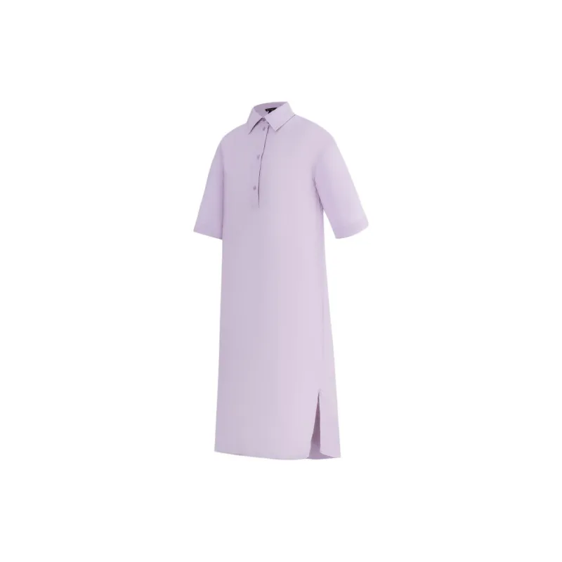 ARMANI EXCHANGEAE SS24 Short Sleeved Dress Women's Purple-2