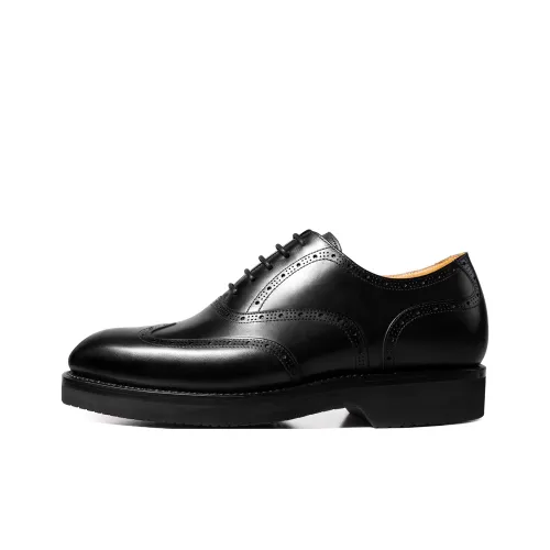 THOM WILLS Dress Shoes Men Low-Top Black