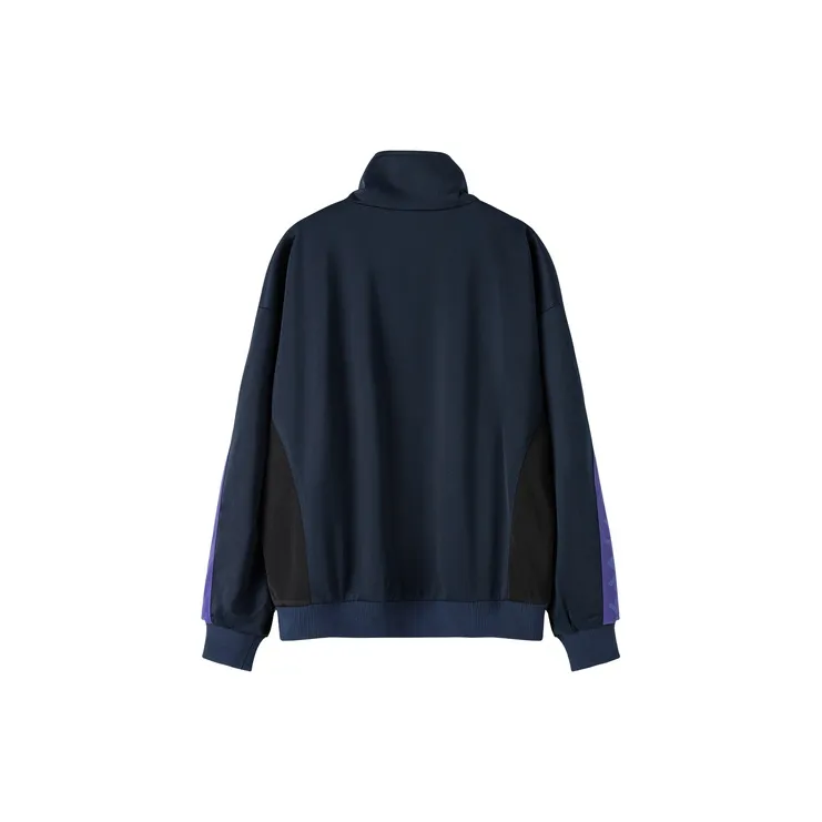 NO ONE ELSE Baseball Jacket Unisex Navy Blue-1