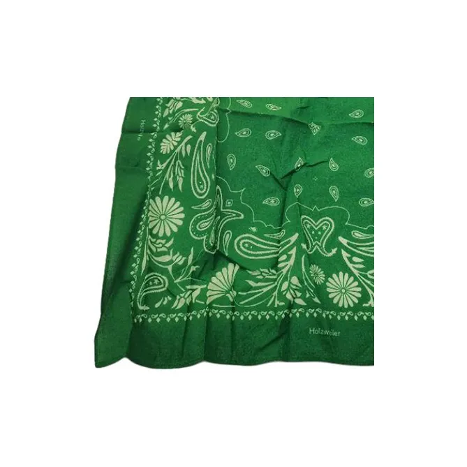 HOLZWEILER Silk Scarves Women's Green-2