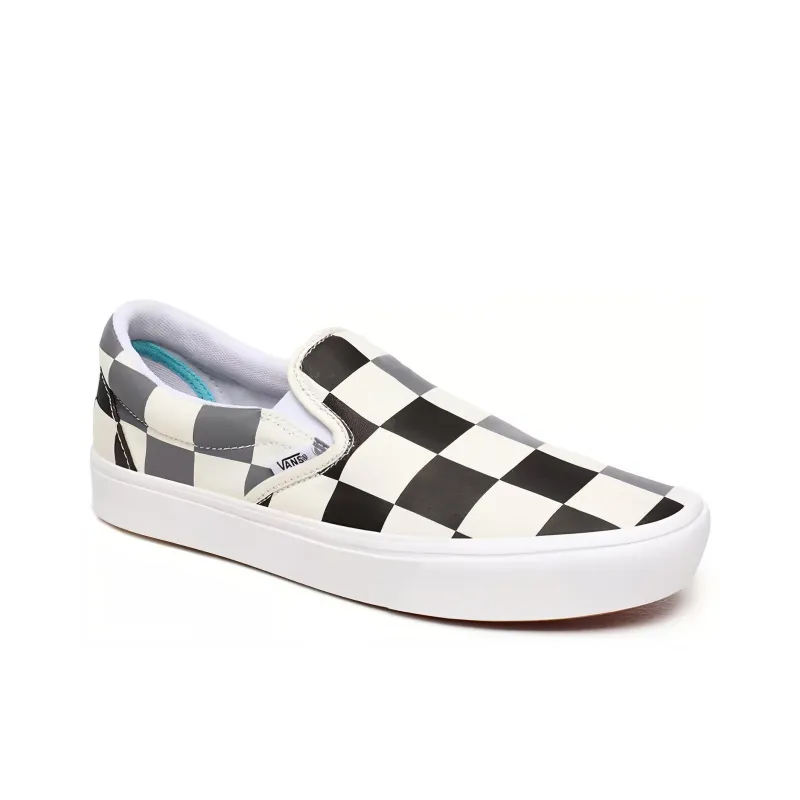 Vans Half Big Checker Comfycush Slip On Checkerboard Black/White-2