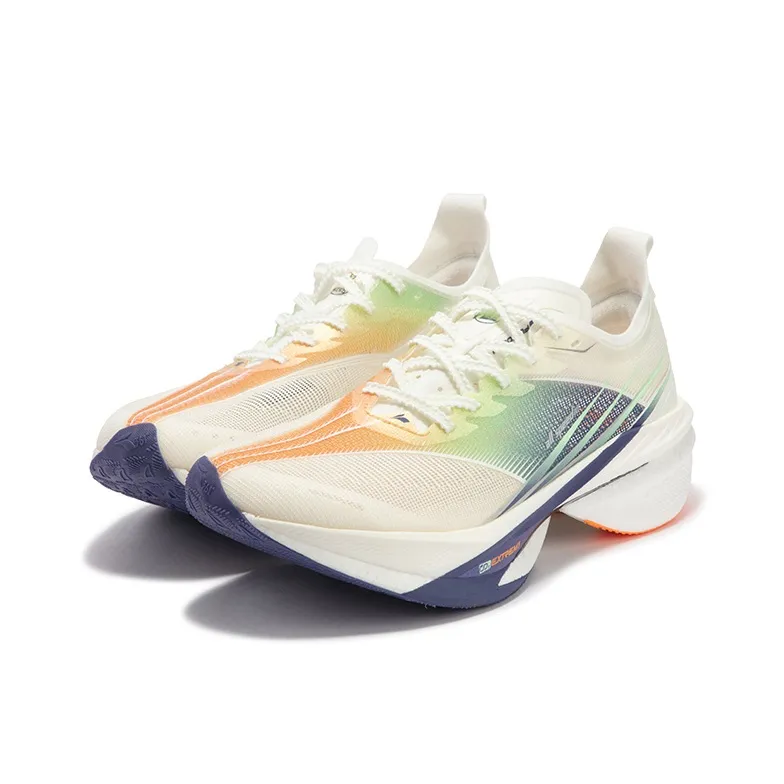 361° Flying Dragon 2.0 Running Shoes Unisex Low Top Feather White/Midnight Blue-2