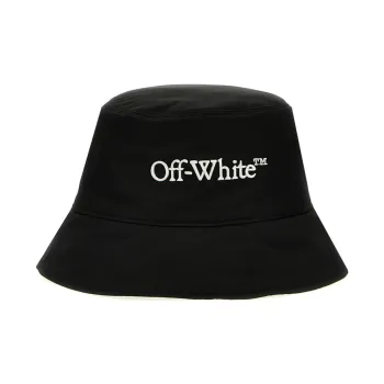 OFF WHITE Logo Embroidered Bucket Hat