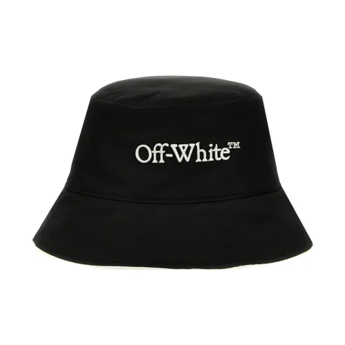 OFF-WHITE Logo Embroidered Bucket Hat