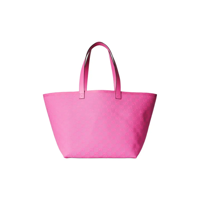 GUCCI Canvas Tote Bag Shopping Bag Handbag Medium Size Women's-0