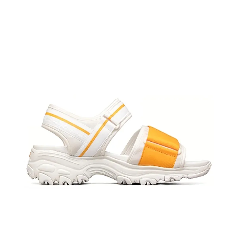 Skechers D'Lites 1.0 'White Yellow' Women's-1