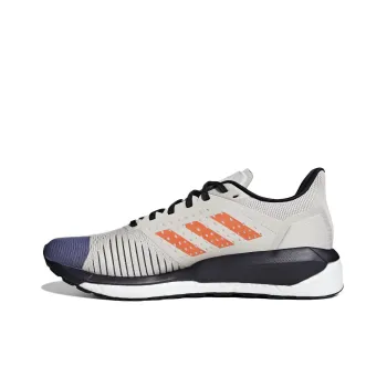 Adidas Solar Drive Slip-Resistant Low-Top Running Shoes Men's Gray Black