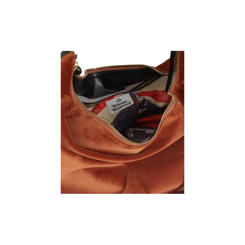 Vivienne Westwood Cotton Handbag, Shoulder Bag Women's Burnt Orange-2