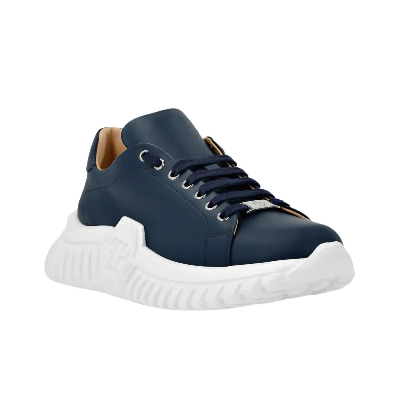 PHILIPP PLEIN Lo Top Low Top Casual Shoes Unisex Dark Blue-2