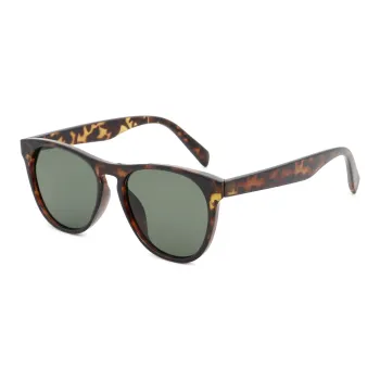 Pair Ponyo Oval Sunglasses Unisex Tortoiseshell
