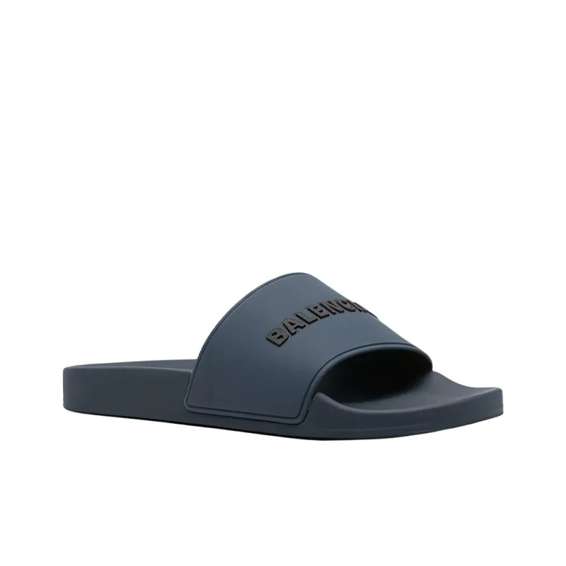 Balenciaga Pool Slides 'Blue'-2