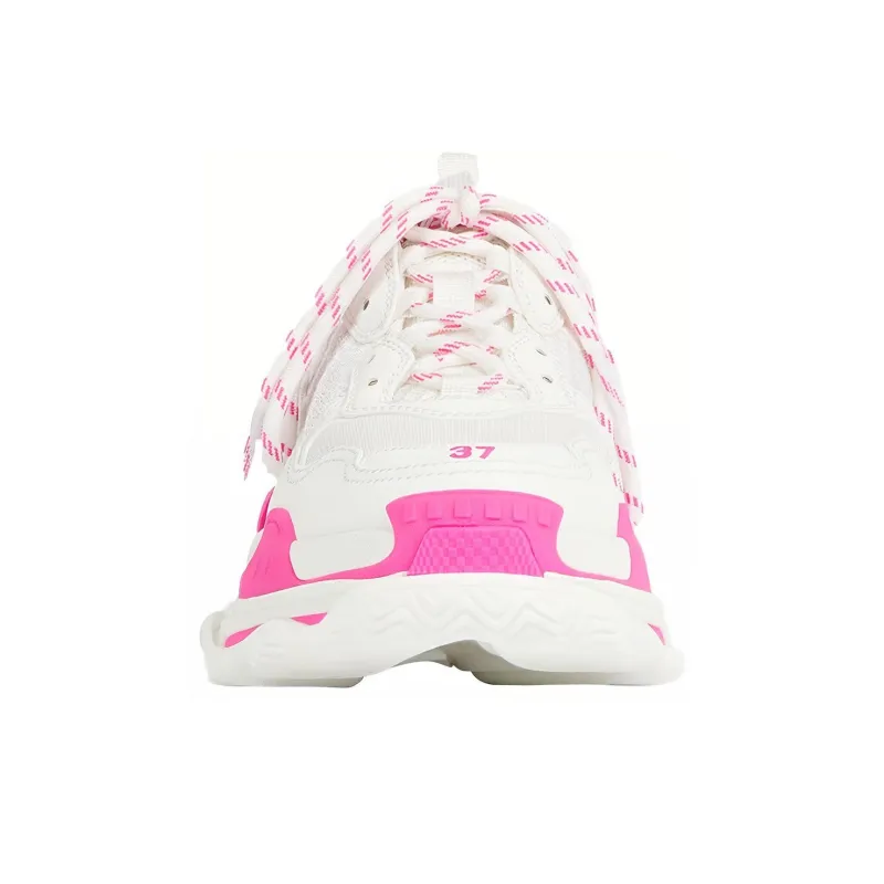 Balenciaga Triple S Fluo Pink White Women's-2
