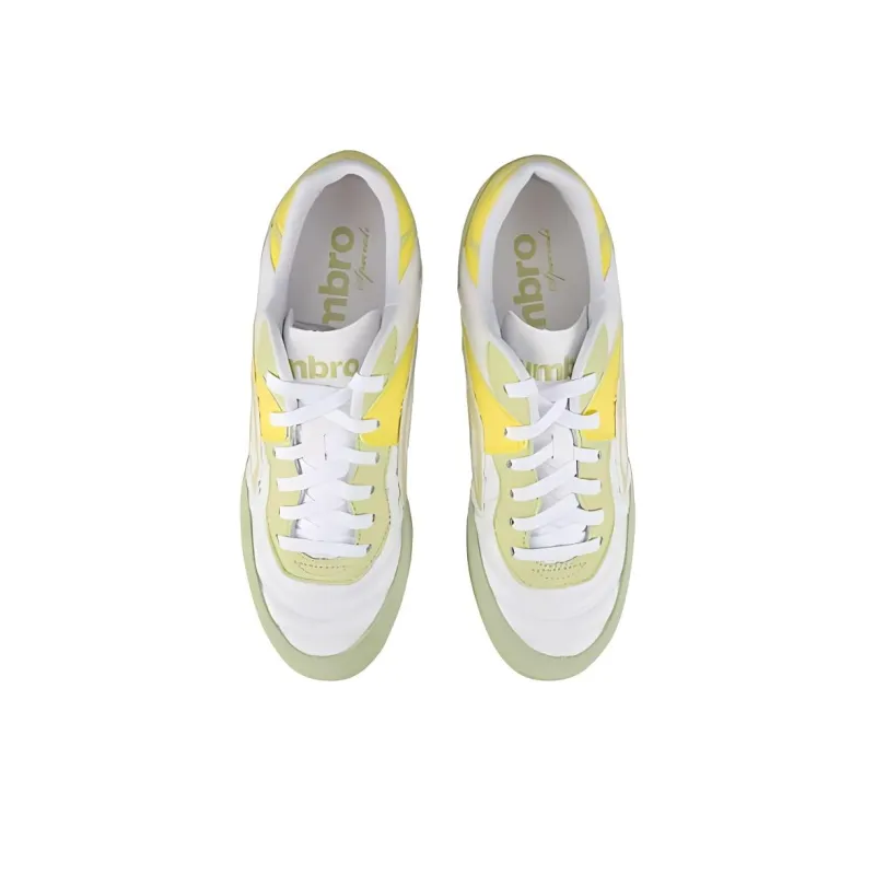 Umbro Speciali TF Turf Slip Resistant Coverage Soccer Shoes Unisex Yellow Green White-3